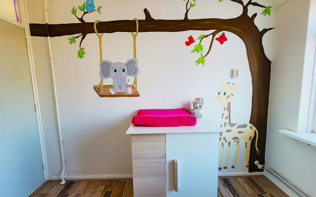 Olifant en giraffe